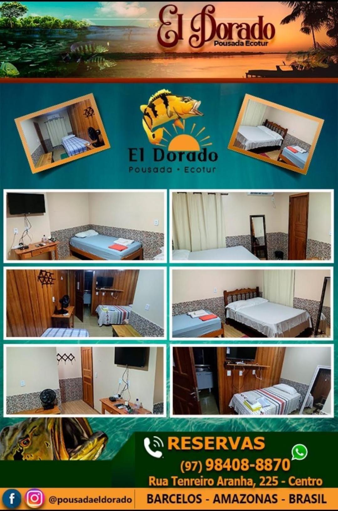 El Dorado Pousada Apartment Barcelos ภายนอก รูปภาพ